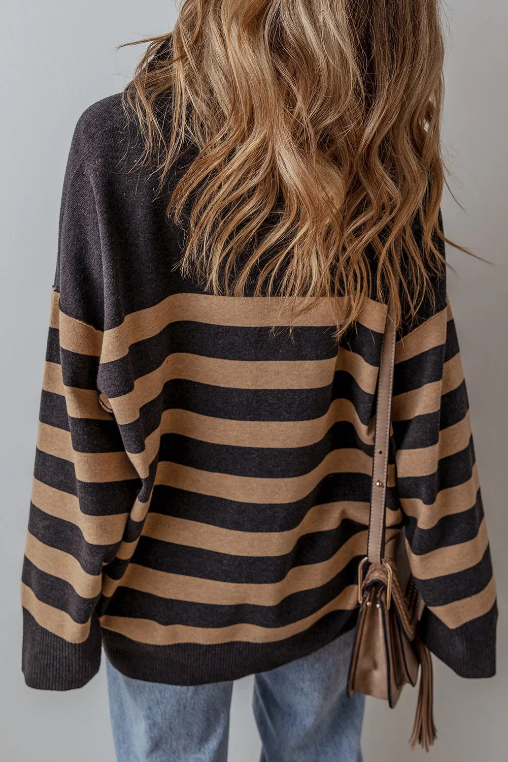 Adeline Stripe Oversized Sweater