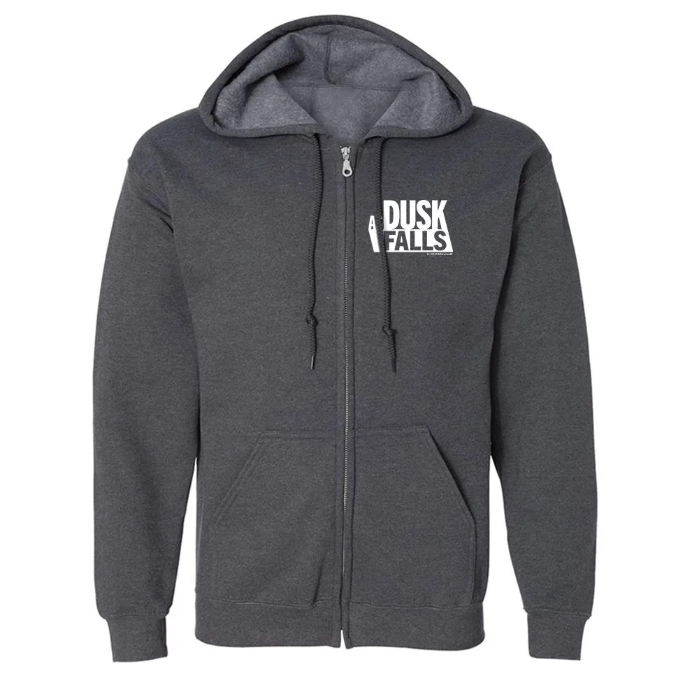 As Dusk Falls Logo Fleece Zip-Up Hoodie