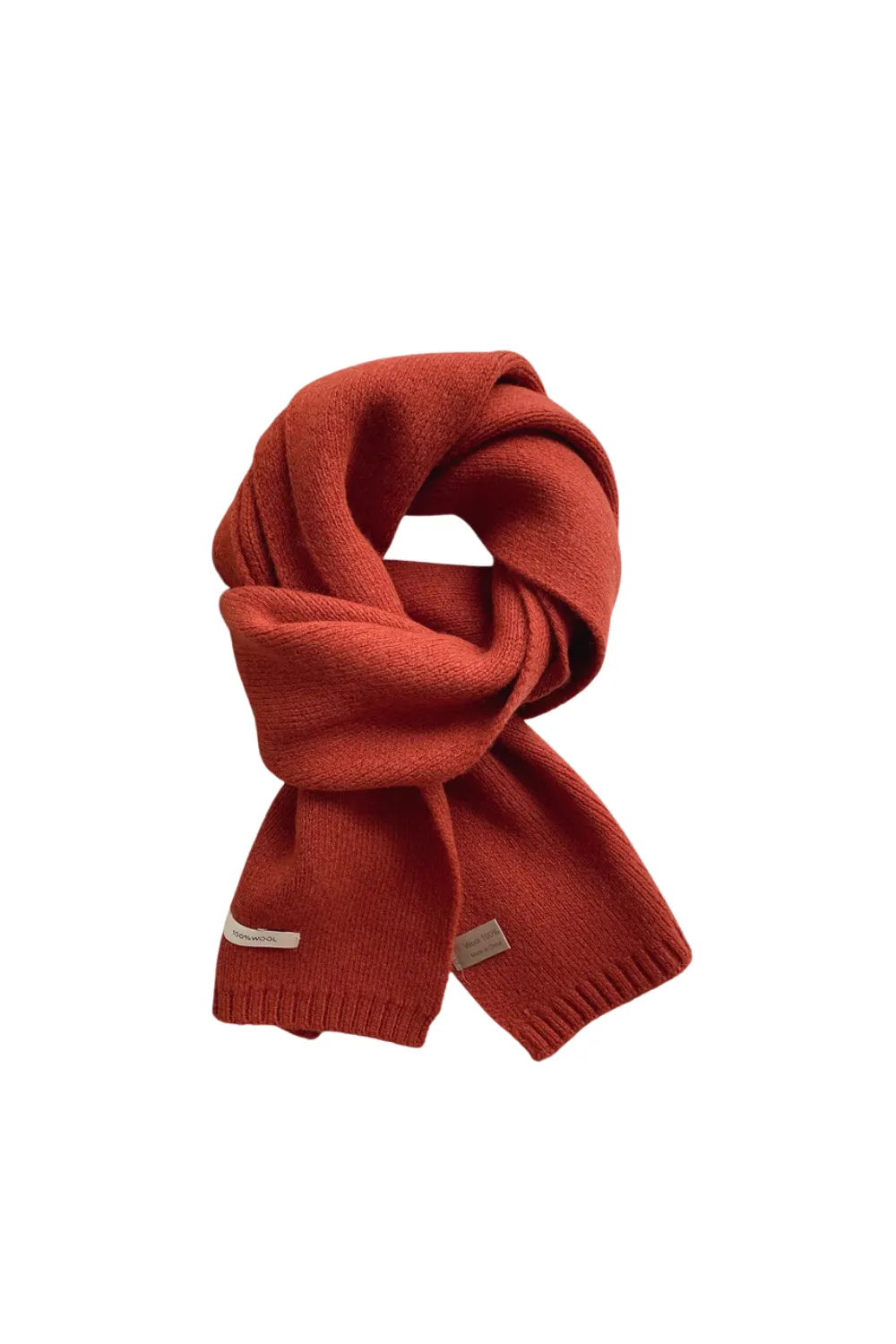 'Bertha' 100% Wool Knitted Scarf (16 Colors)