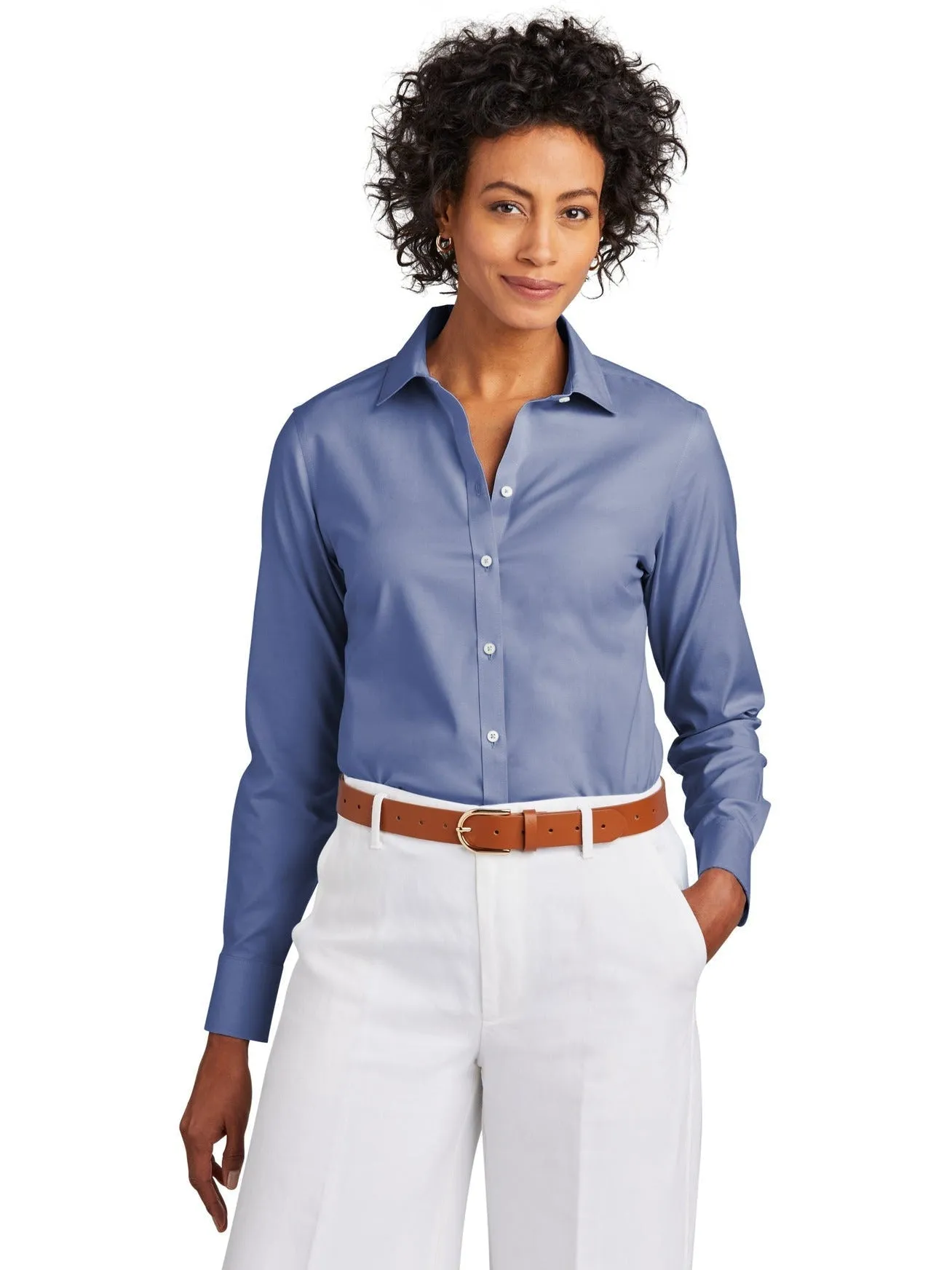 Brooks Brothers Ladies Wrinkle-Free Stretch Pinpoint Shirt