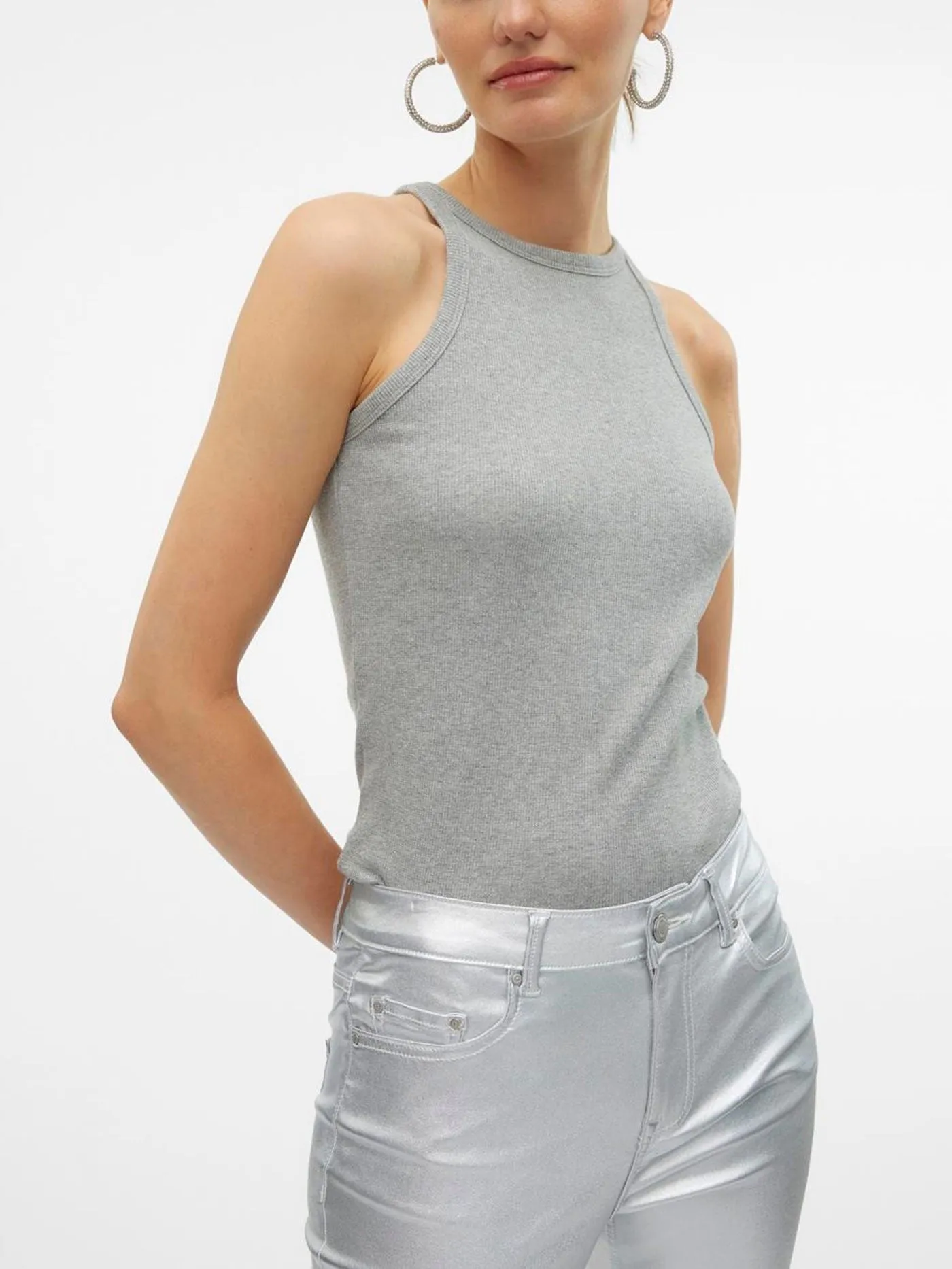 Chloe Lurex Tank Top