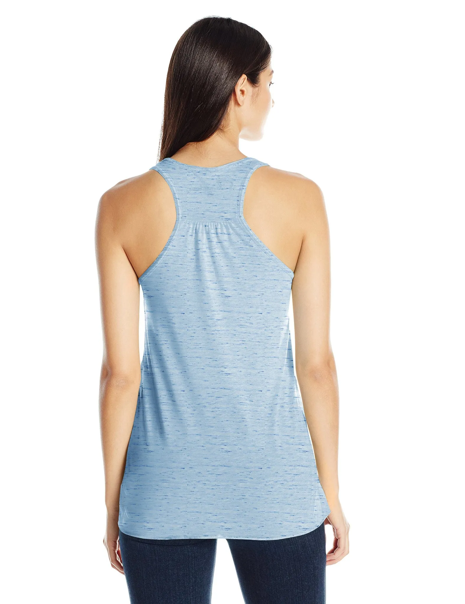 Clementine Women's Anchors Printed Flowy Racerback Tank