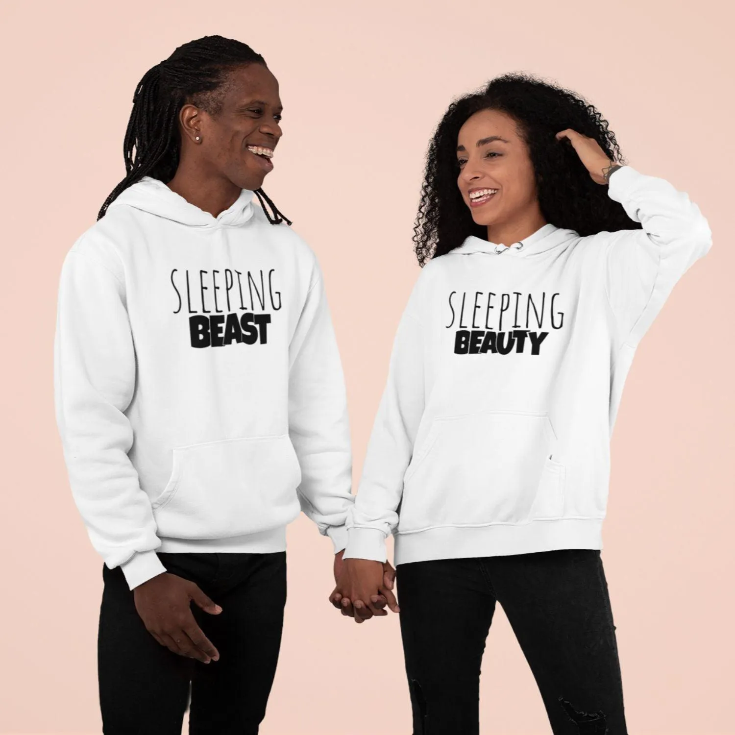 Couple's Sleeping Beauty/Beast Gift Set - Fun, Comfy Matching Outfits