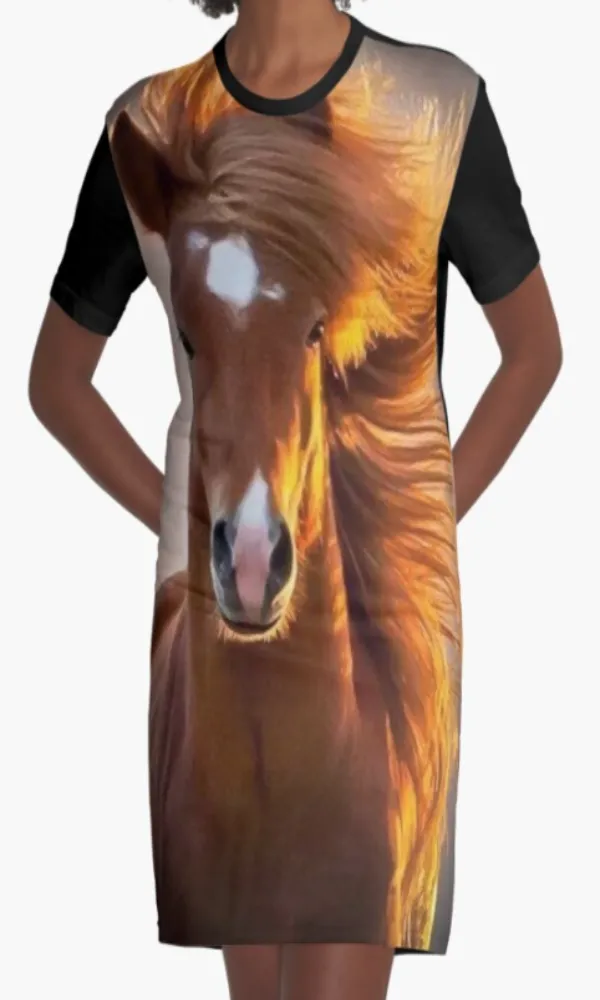 Cowgirl Kim Warm Sun Graphic Tee Dress