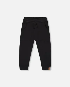 Deux Par Deux French Terry Pants - Anthracite