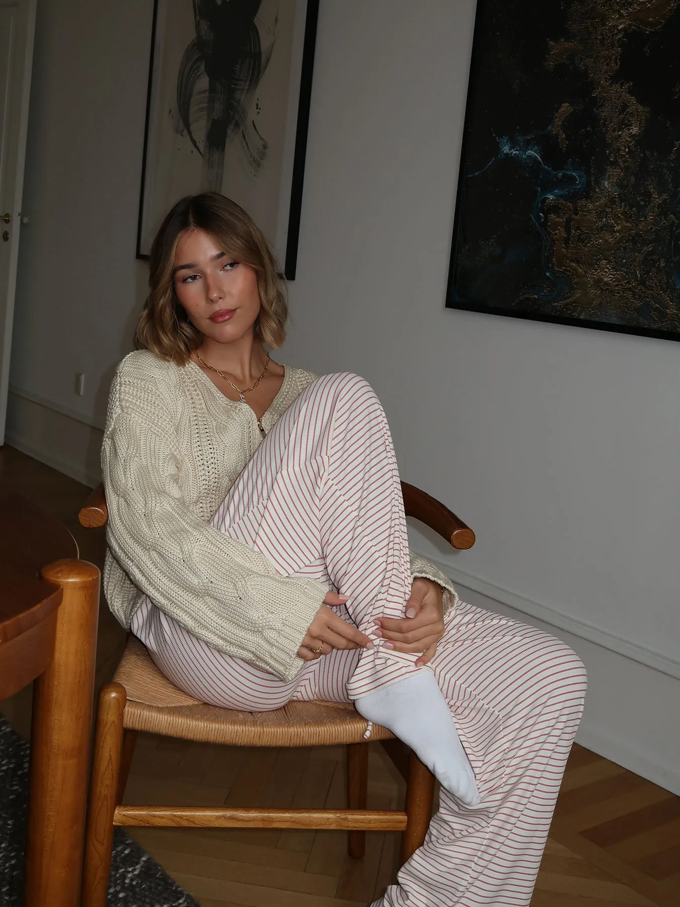 EASE - Lounge Pants • Striped Lily