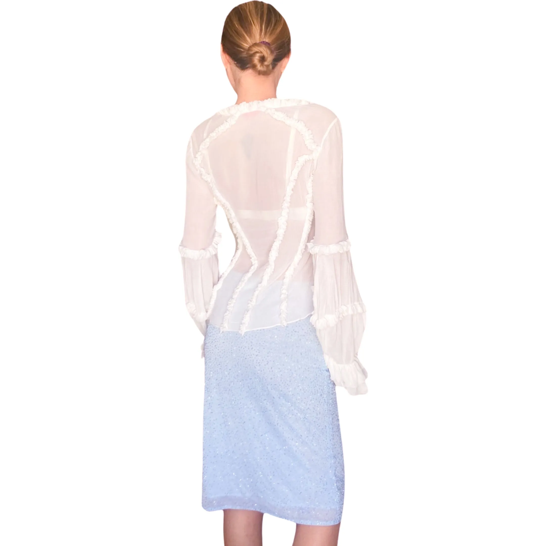 Emanuel Ungaro S/S 2000 silk blouse