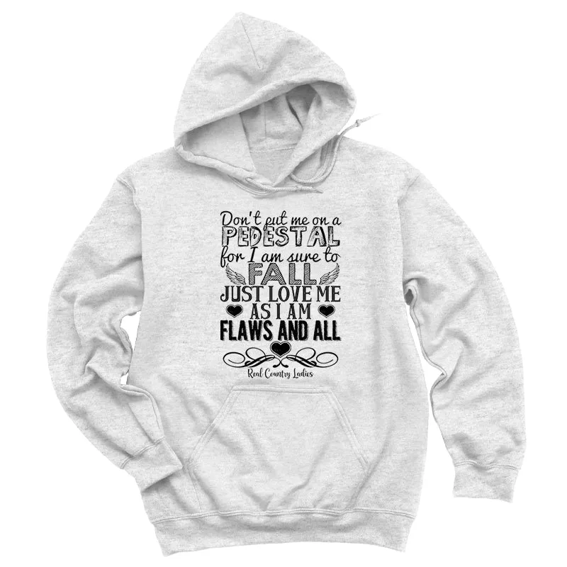 Flaws And All Black Print Hoodies & Long Sleeves