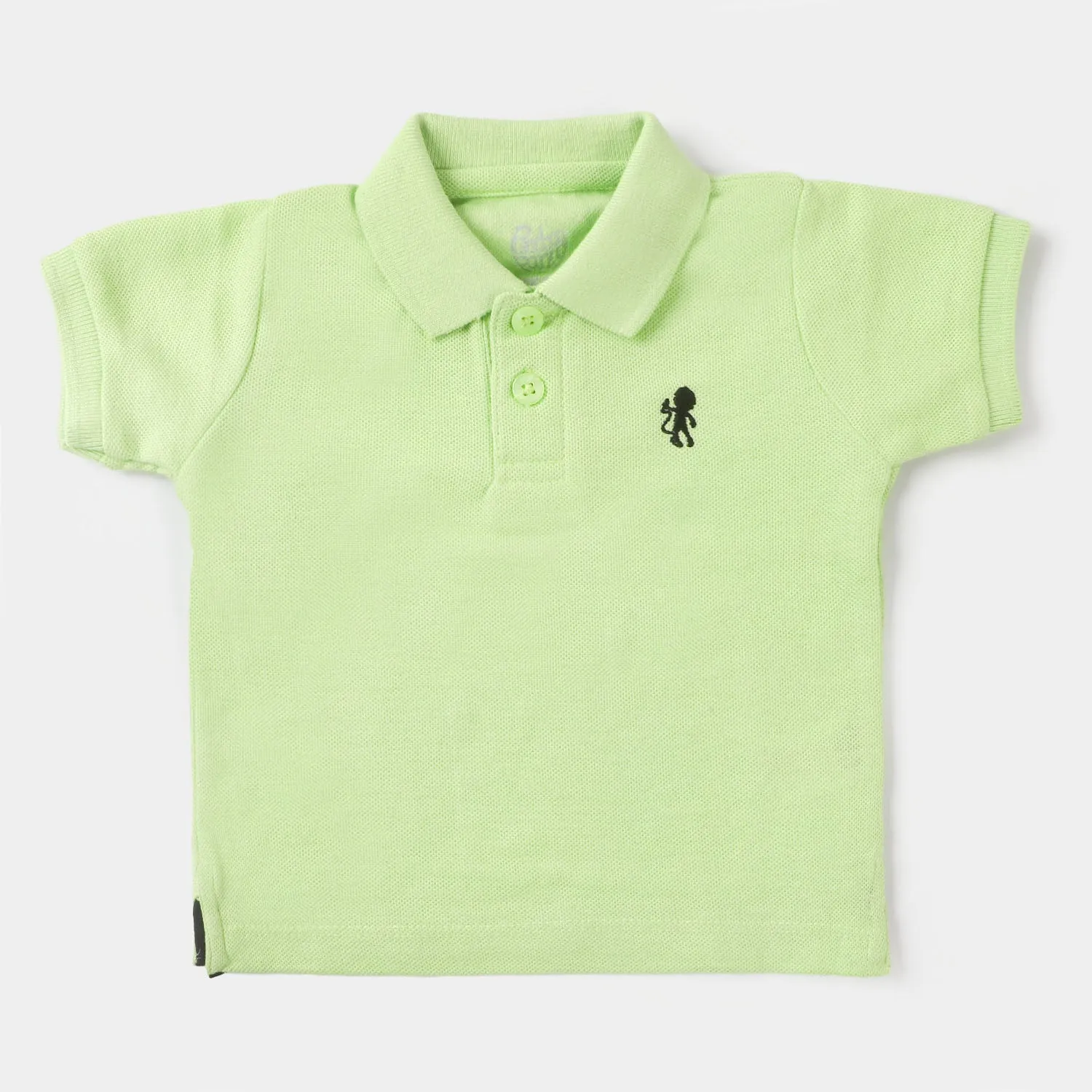 Infant Boys Basic Polo T-Shirt  - Sharp Green