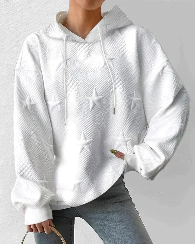 Ivyshape | Casual Sweatshirt with Hood