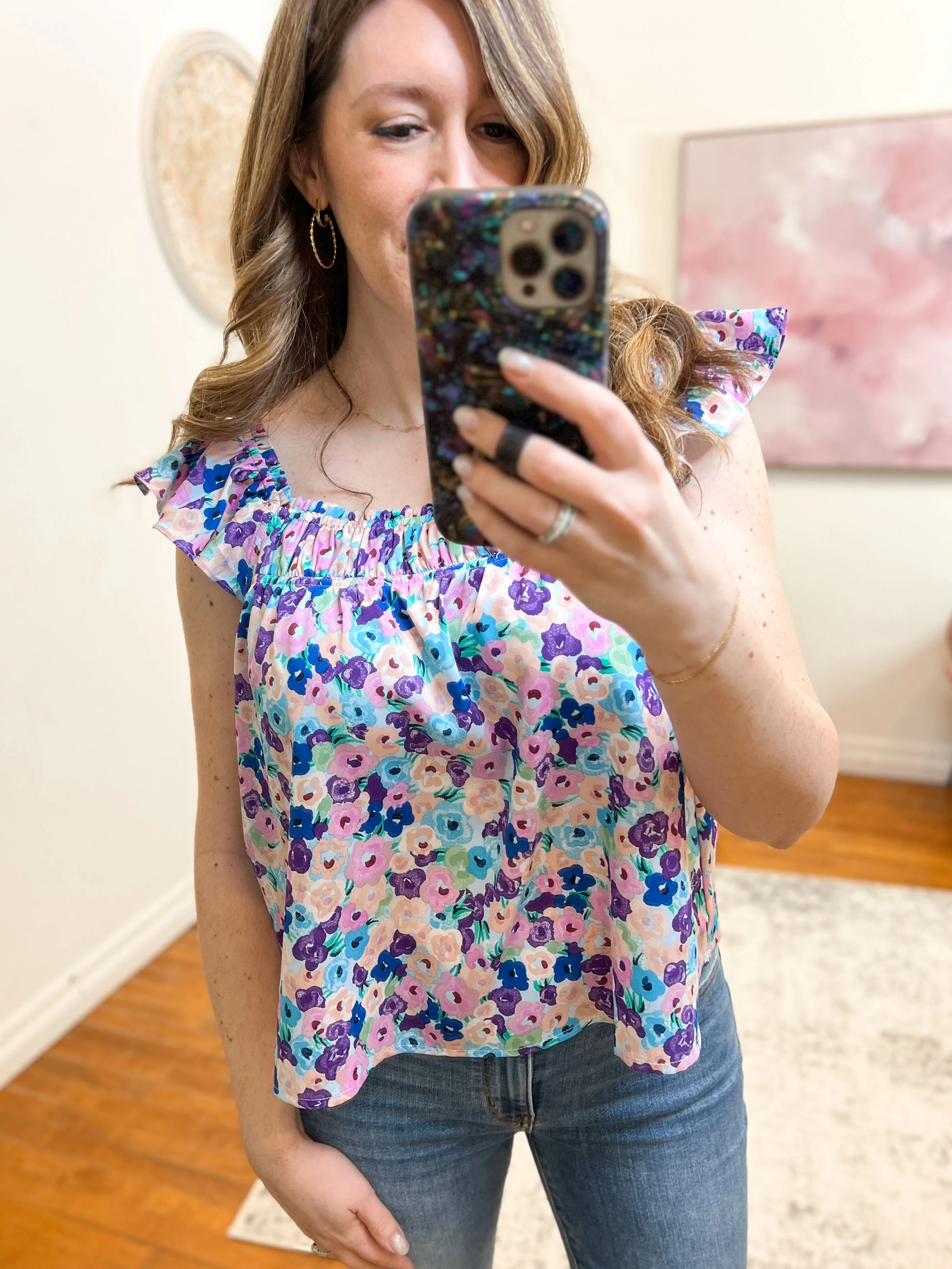 Jackie Floral Tank FINAL SALE