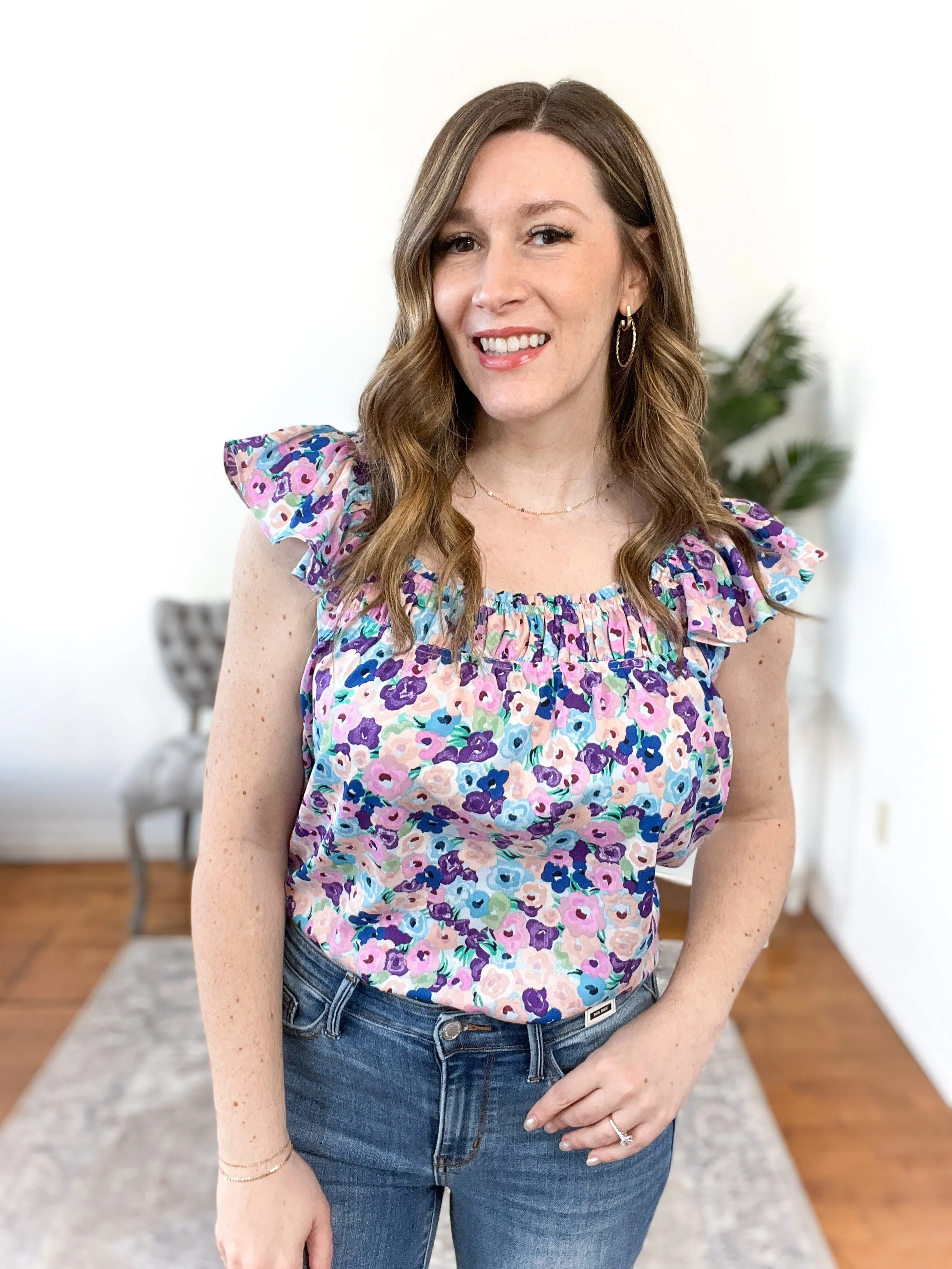 Jackie Floral Tank FINAL SALE