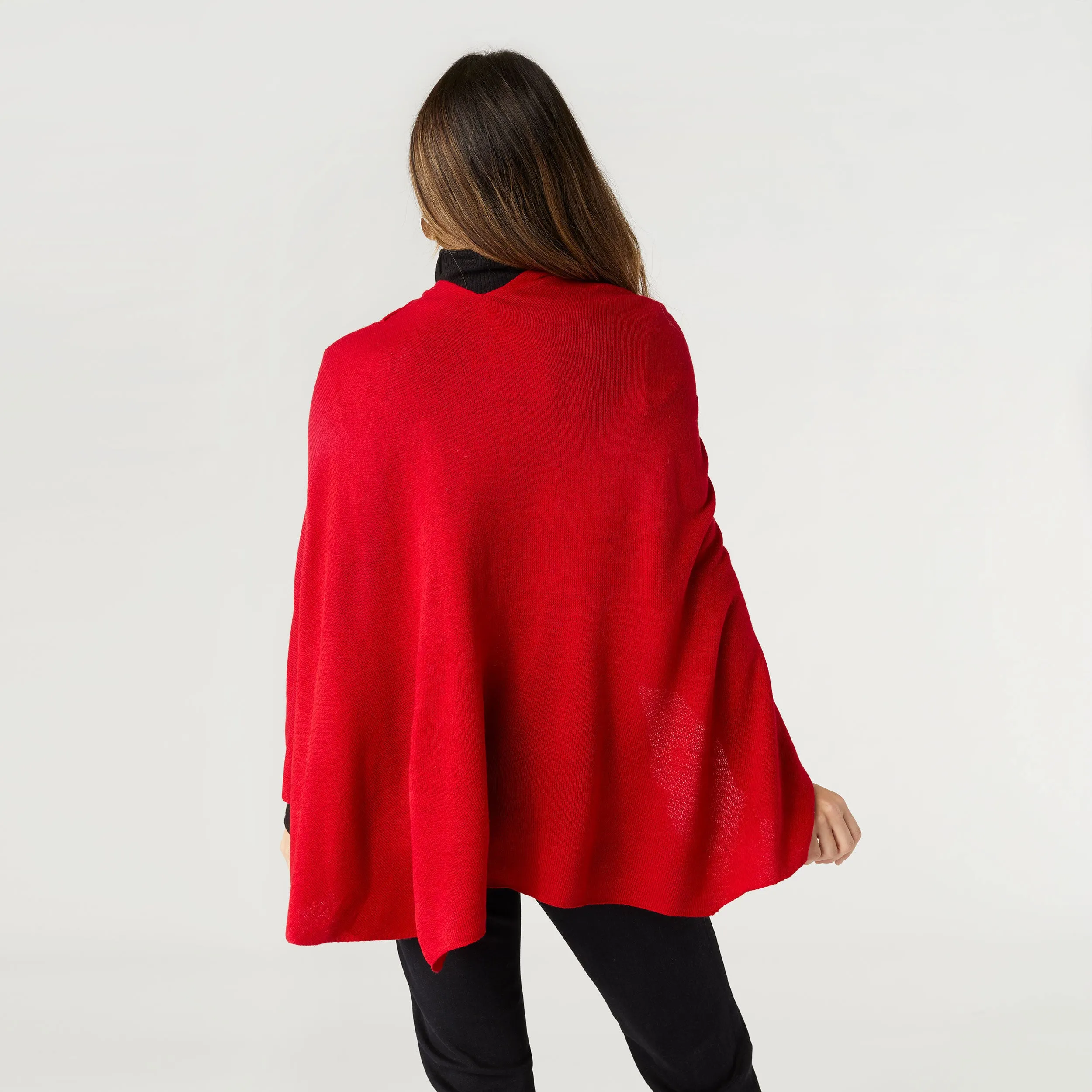 Kiara Pull Thru Wrap - Red