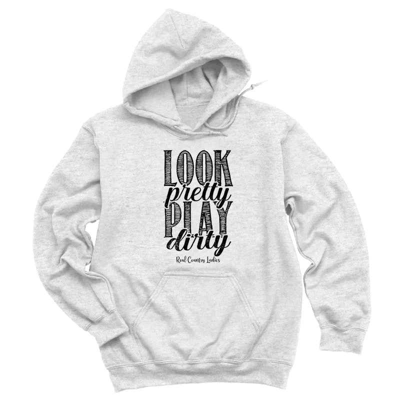 Look Pretty Play Dirty Black Print Hoodies & Long Sleeves