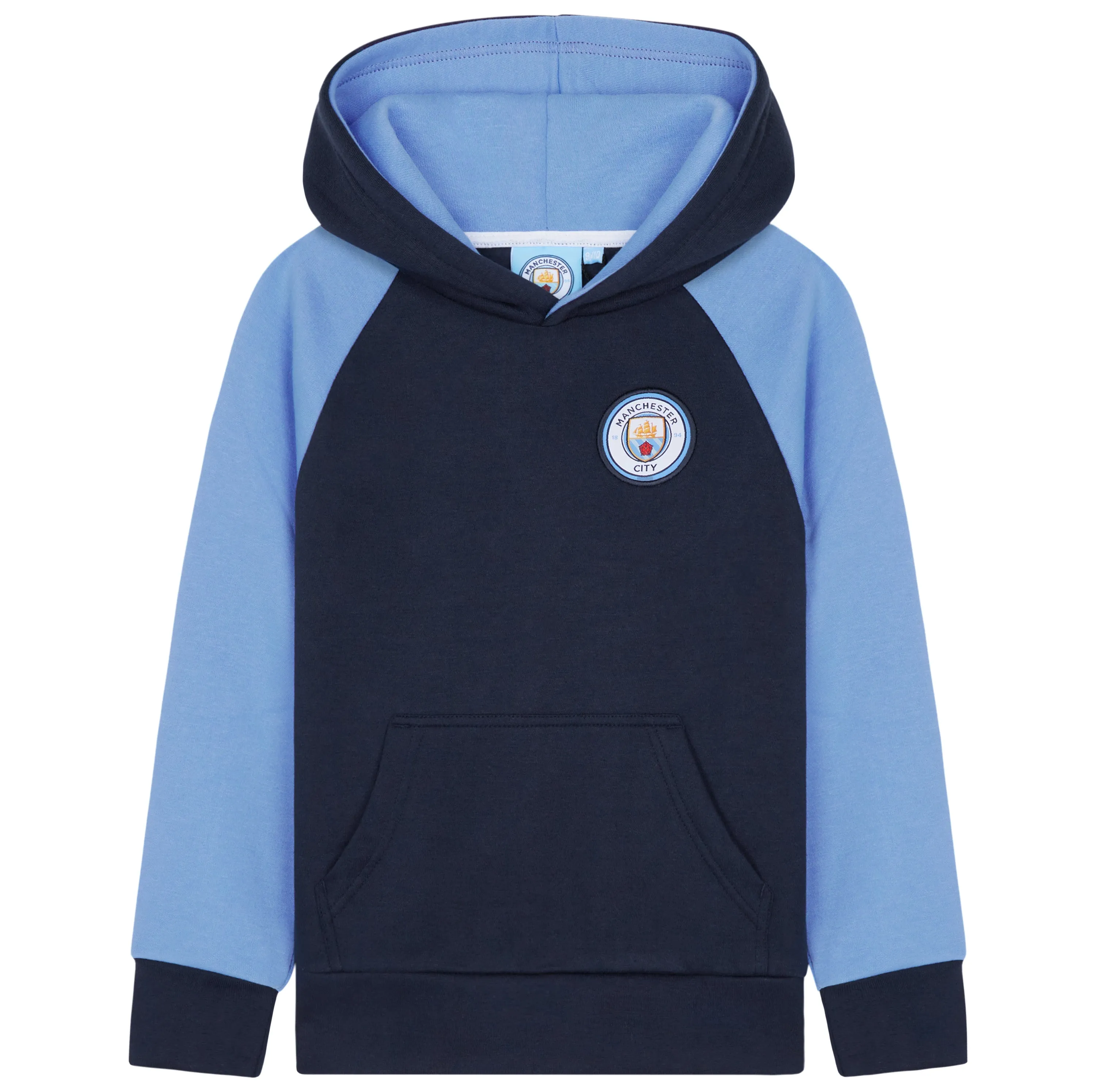 Manchester City F.C. Boys Hoodie with Kangaroo Pocket