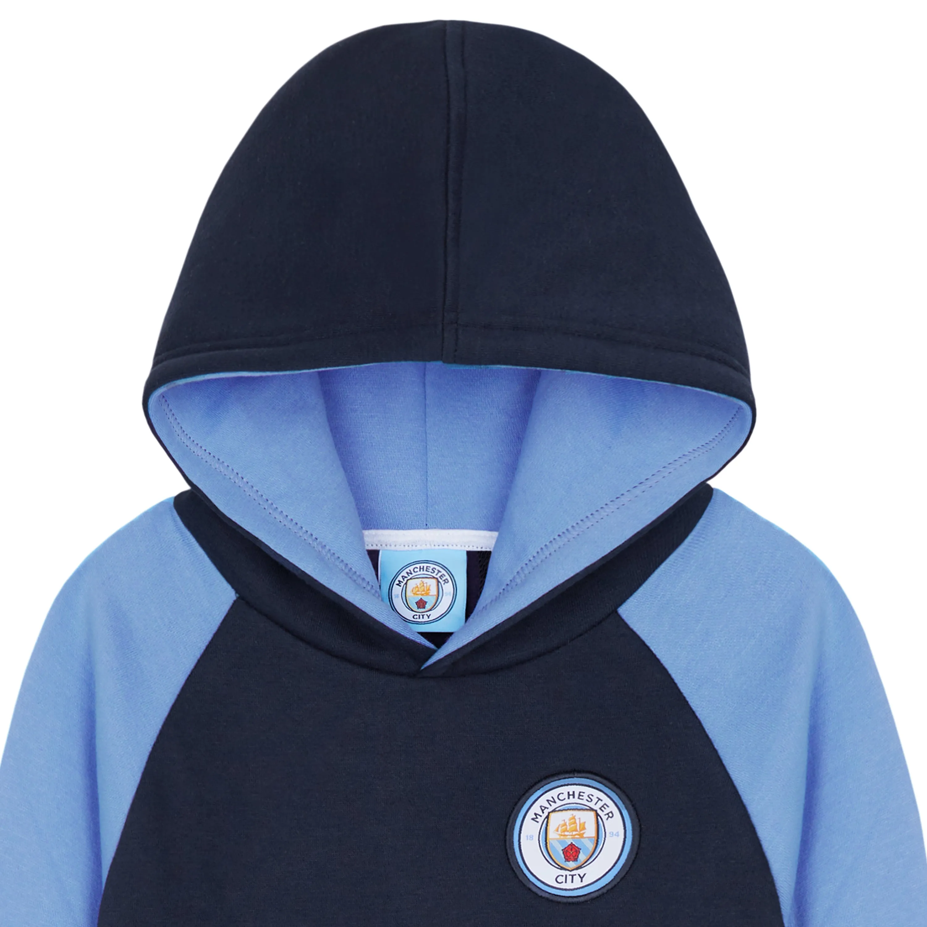 Manchester City F.C. Boys Hoodie with Kangaroo Pocket