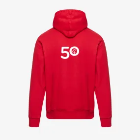 Men's red 50 hoodie