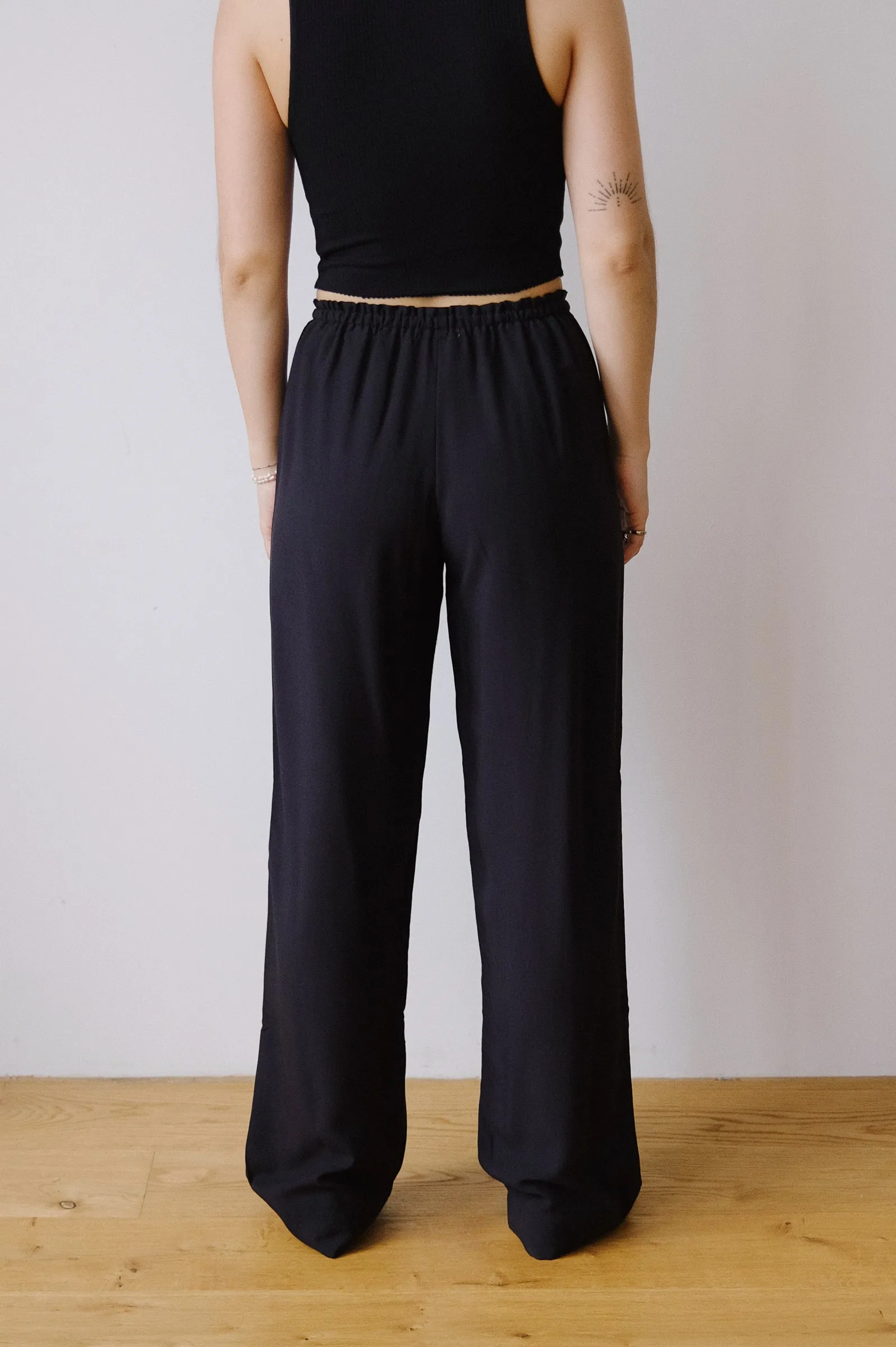 modal pants - pine - black