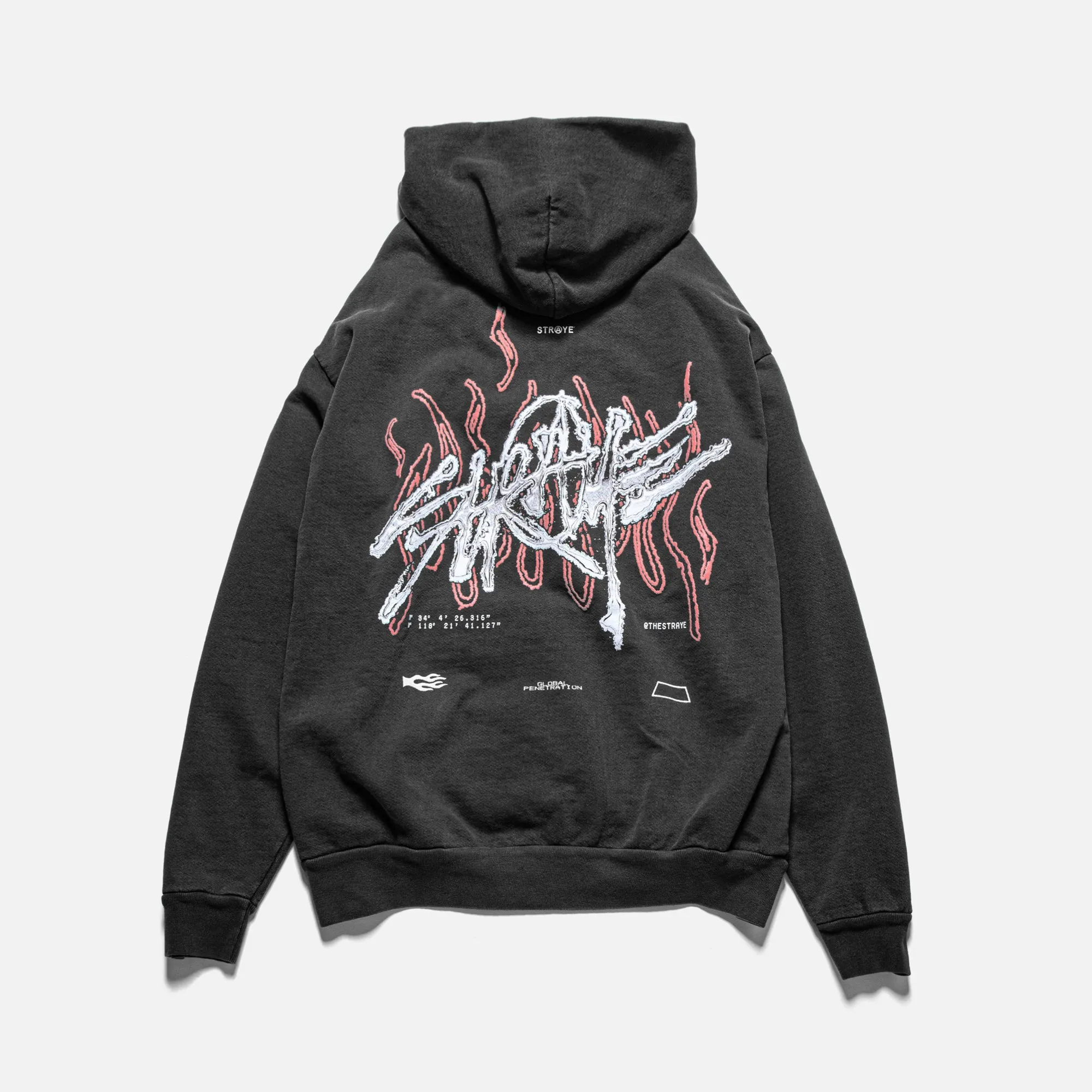 NEW WAVE HOODIE - VINTAGE BLACK