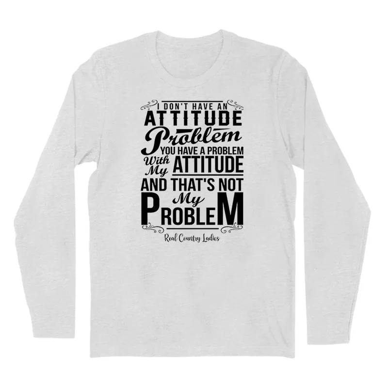 Not My Problem Black Print Hoodies & Long Sleeves