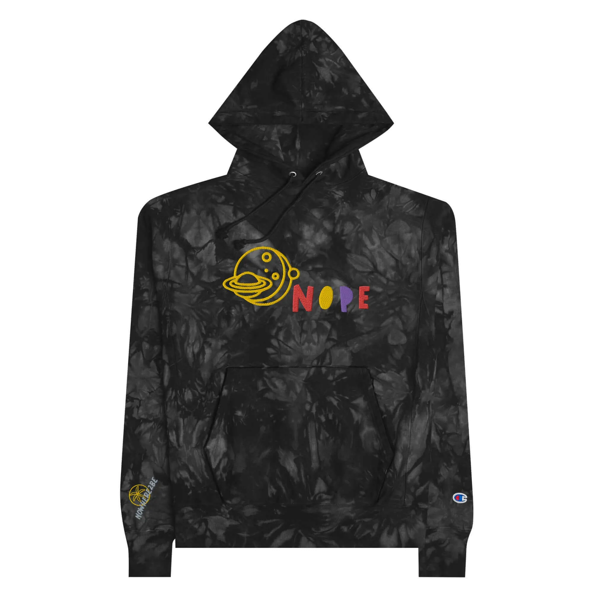 Nowhere2be Nope Champion Tie-Dye Hoodie | Unique & Comfy