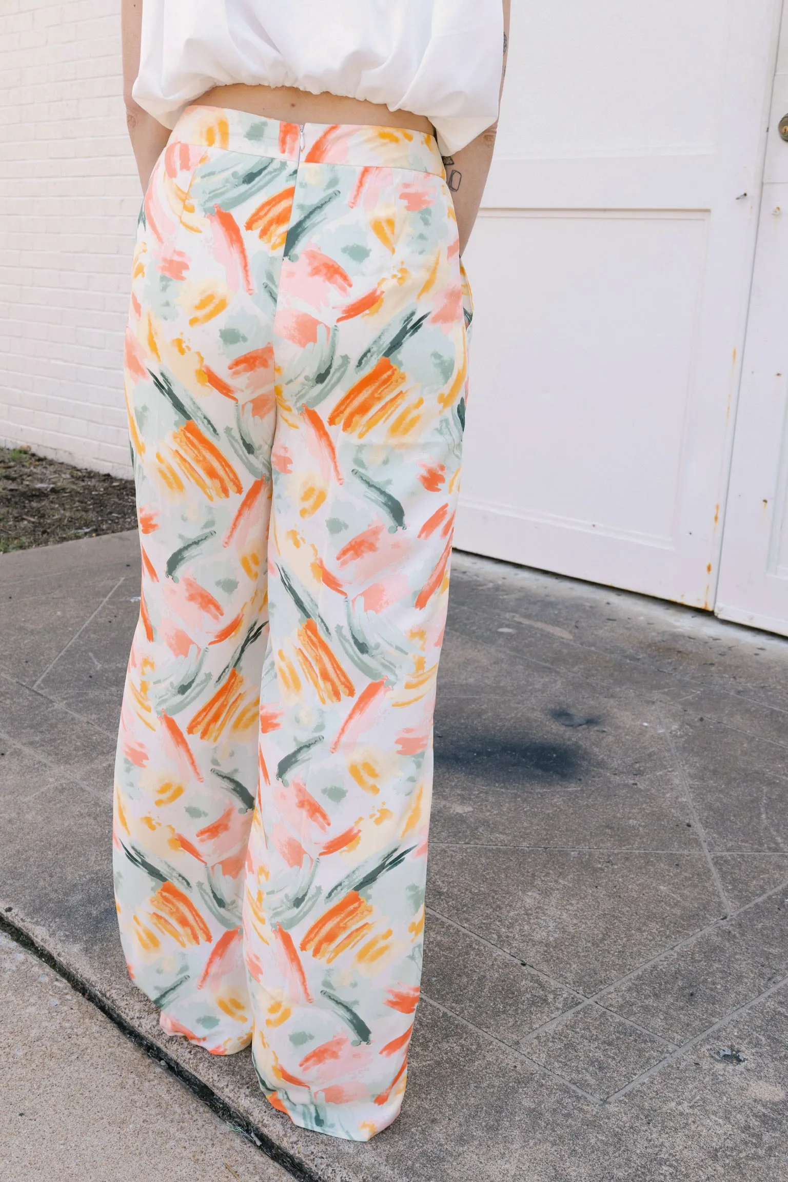 Painted Pastel Trousers