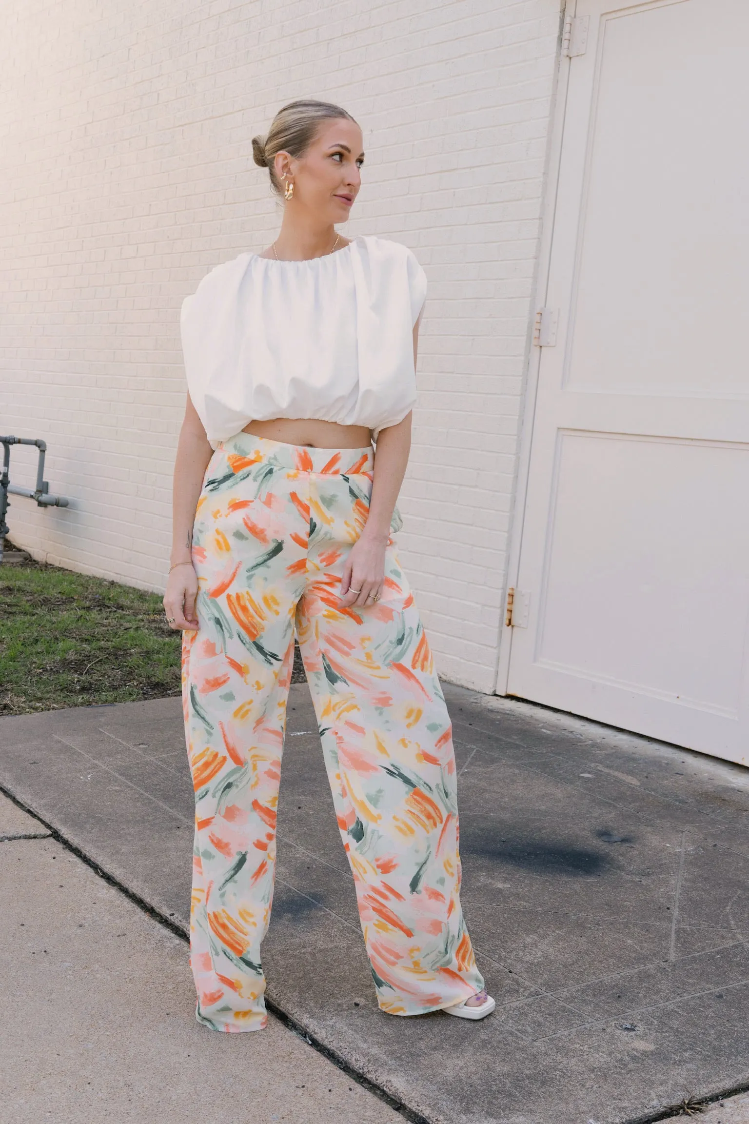 Painted Pastel Trousers