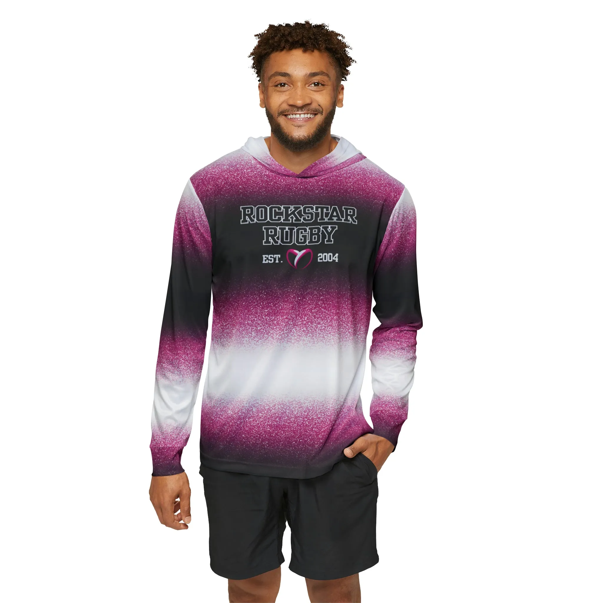 Pink Stardust Lightweight Moisture Wicking Hoodie