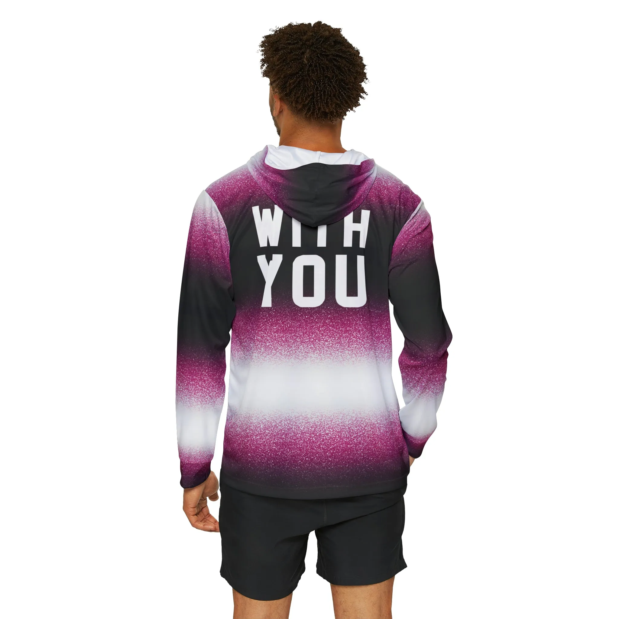 Pink Stardust Lightweight Moisture Wicking Hoodie