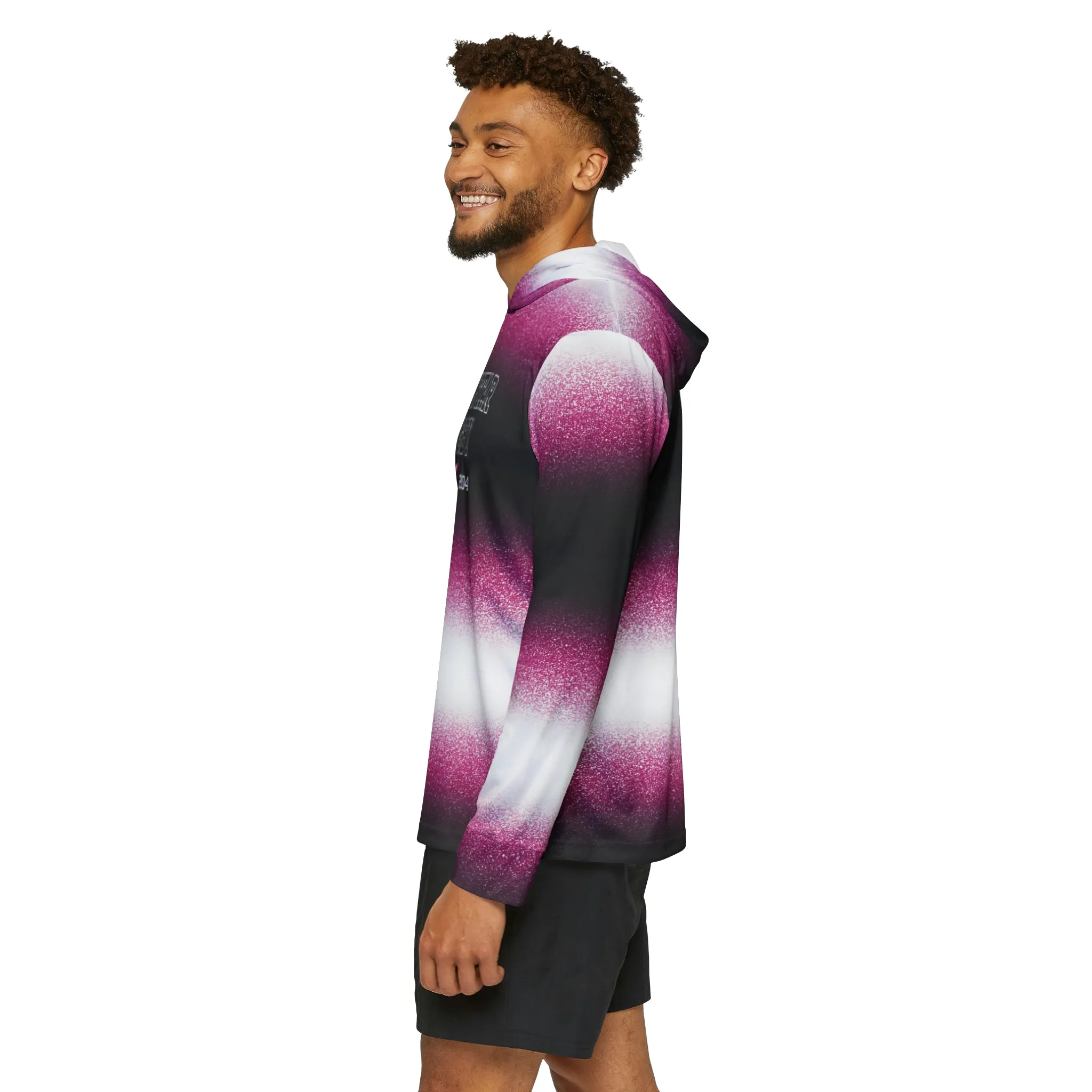 Pink Stardust Lightweight Moisture Wicking Hoodie