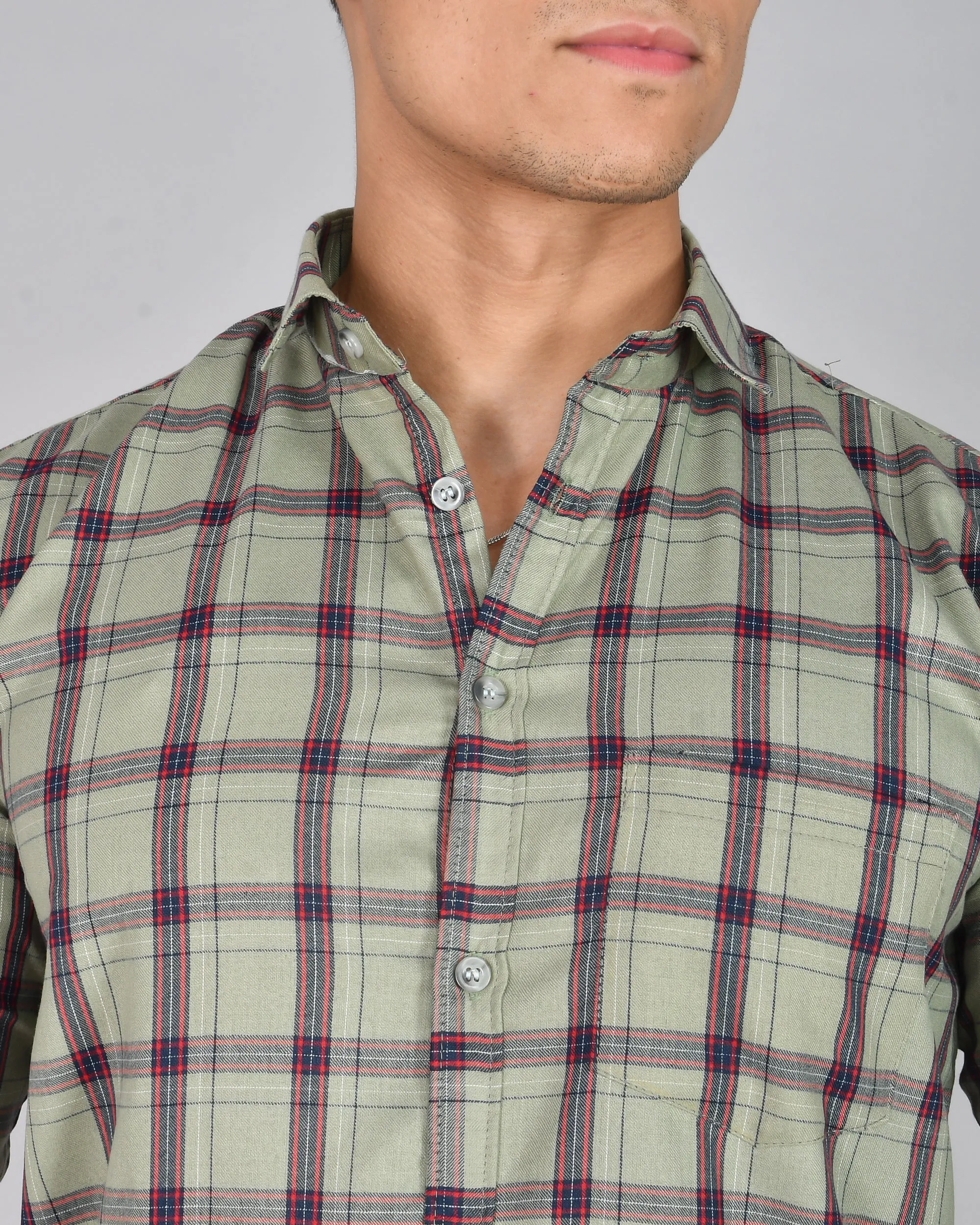 Premium Cotton Checks Men’s Shirt