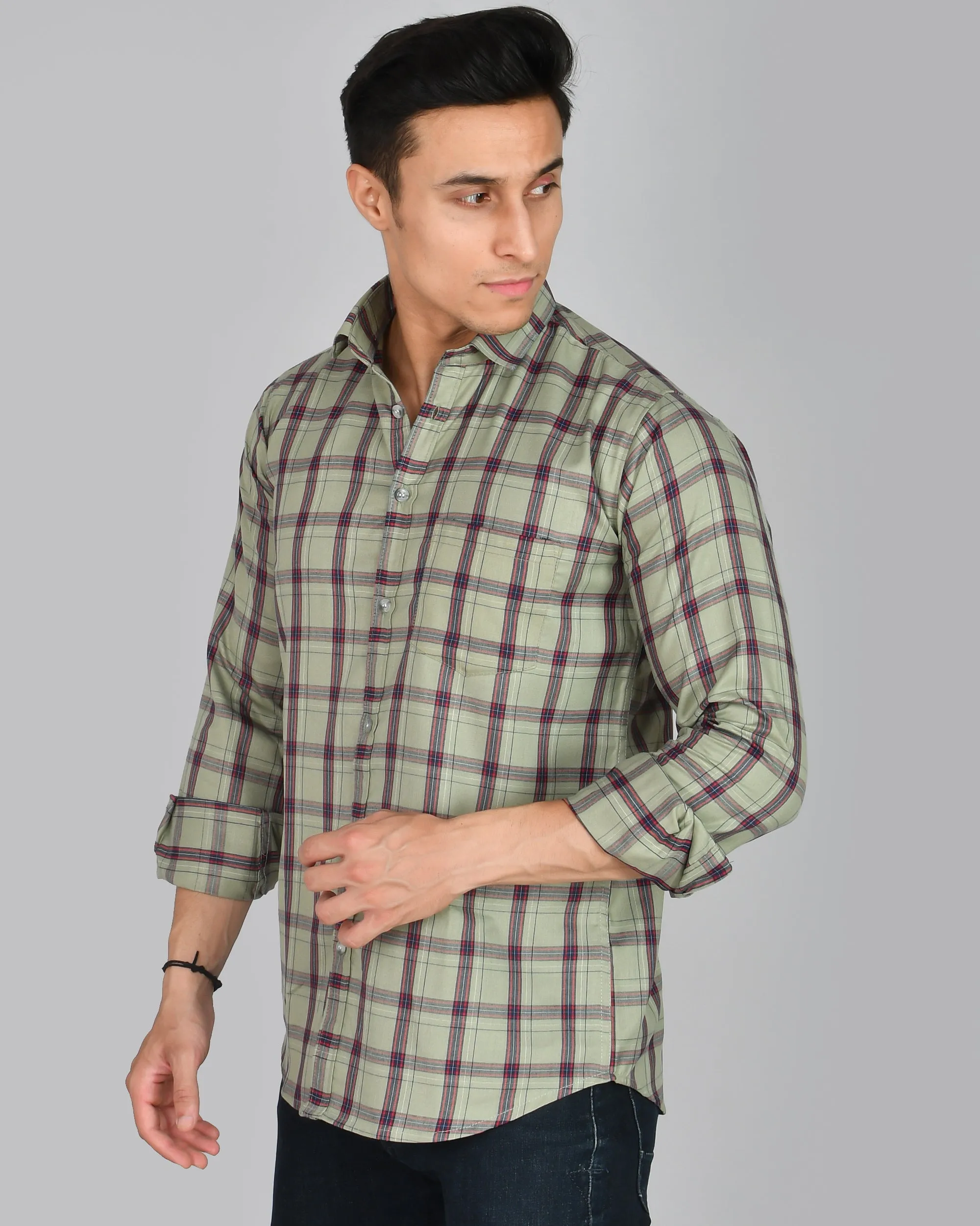 Premium Cotton Checks Men’s Shirt