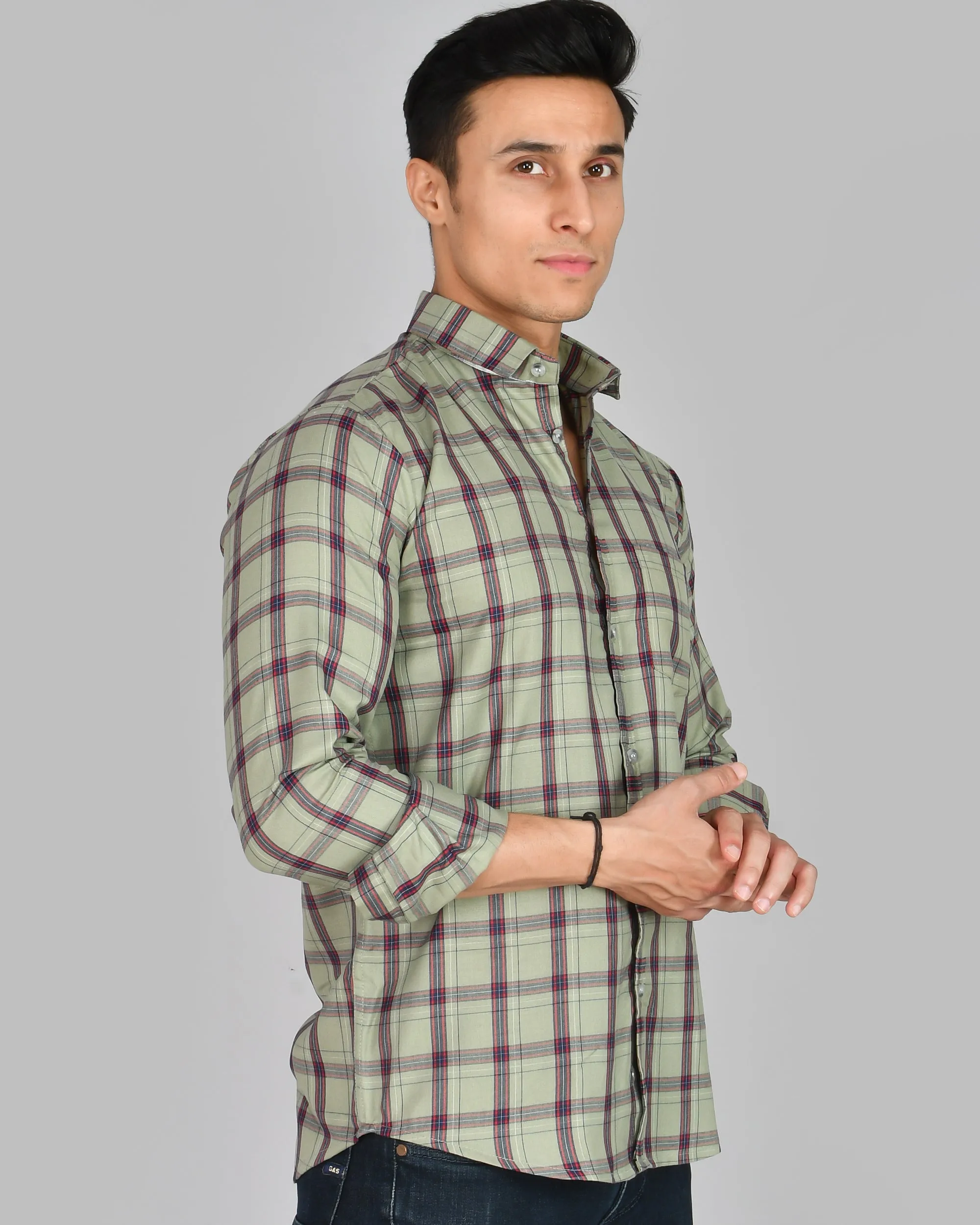 Premium Cotton Checks Men’s Shirt