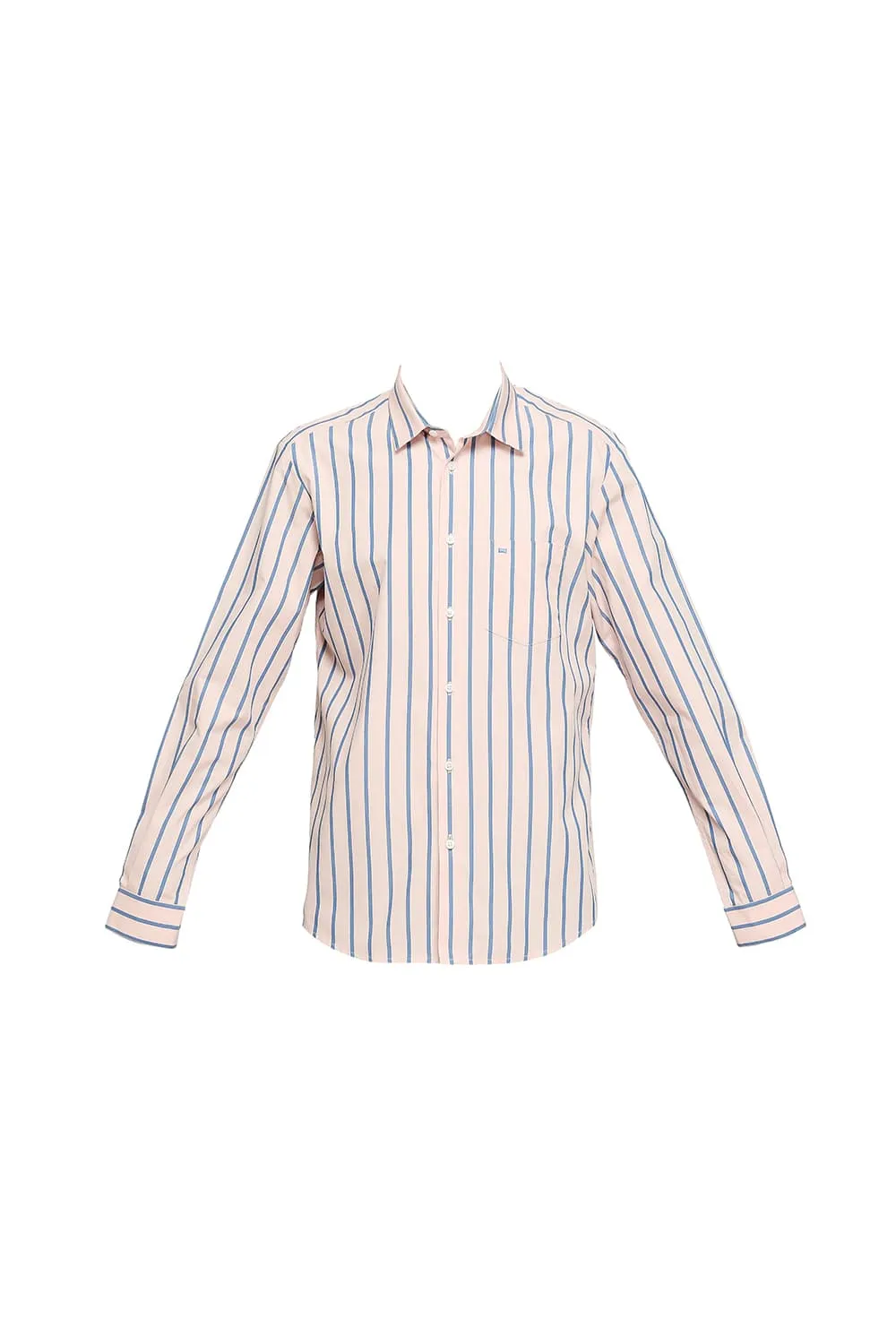 Slim Fit Cotton Stripes Shirts