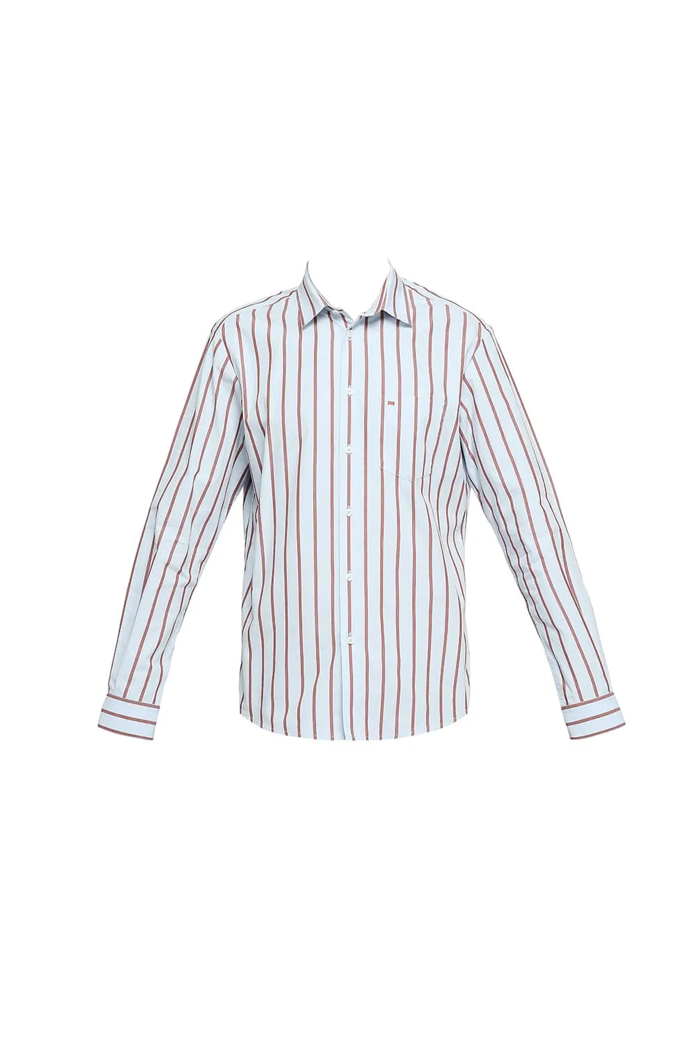 Slim Fit Cotton Stripes Shirts