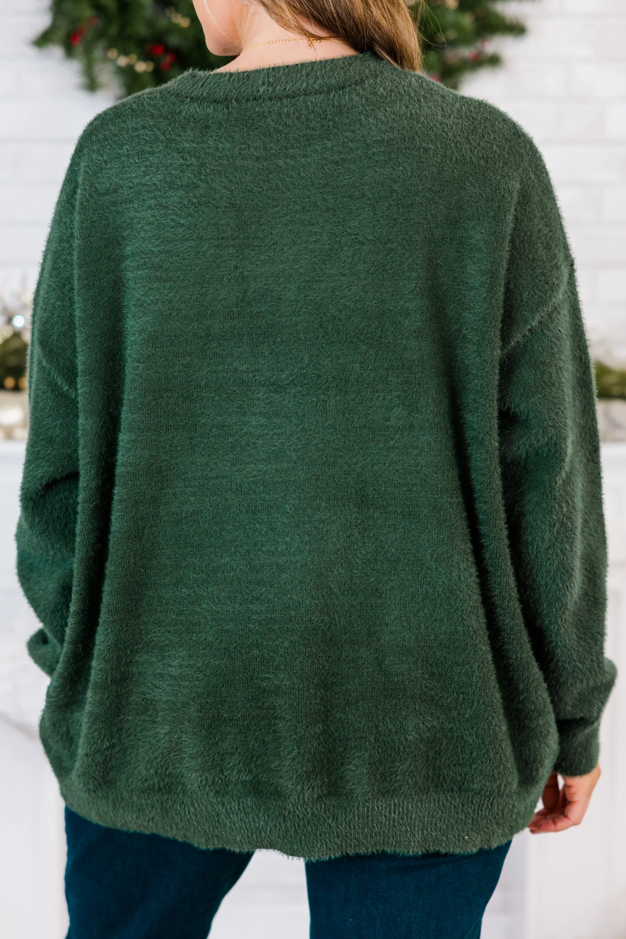 Such A Warm Heart Sweater, Green