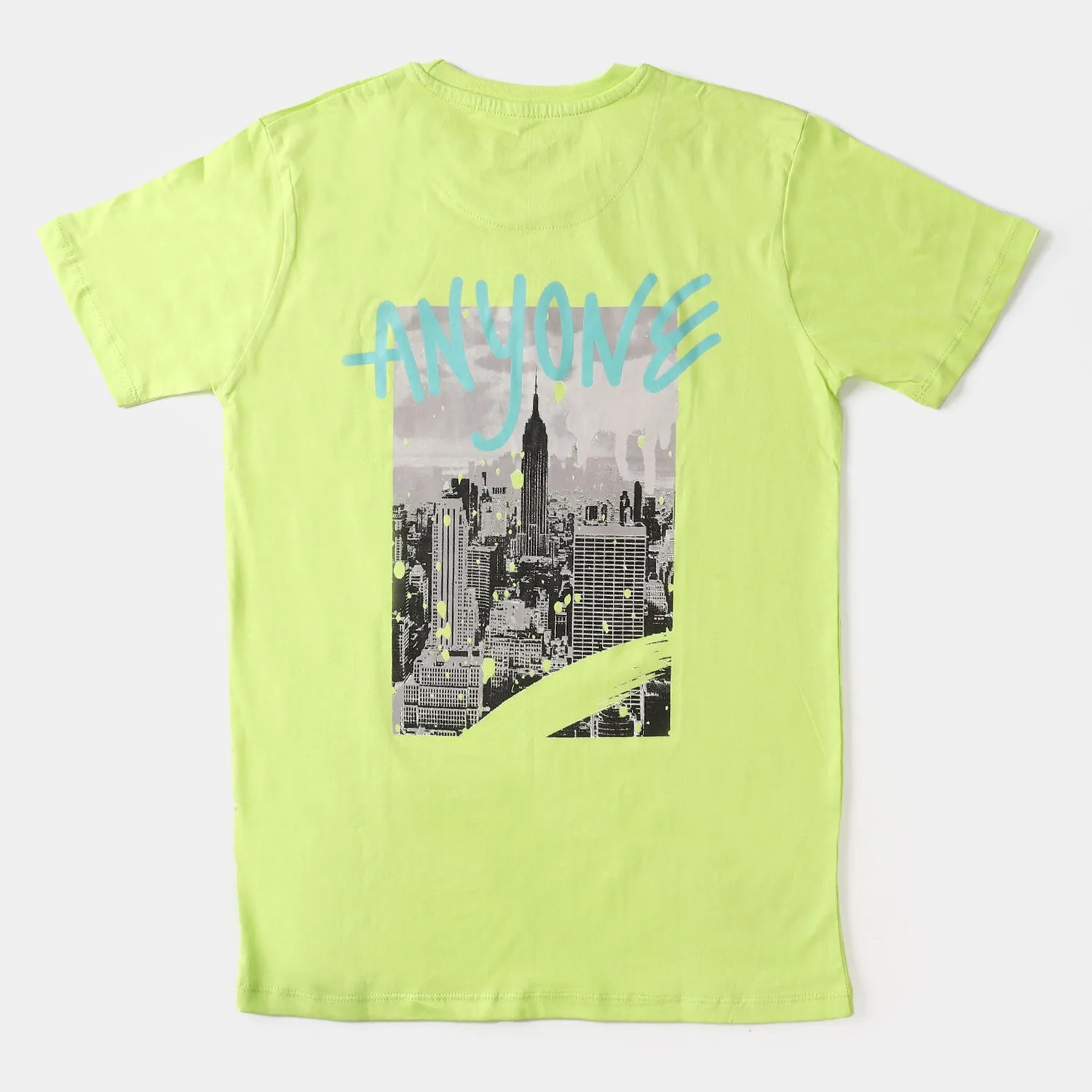 Teens Boys T-Shirt Skate - Sharp Green