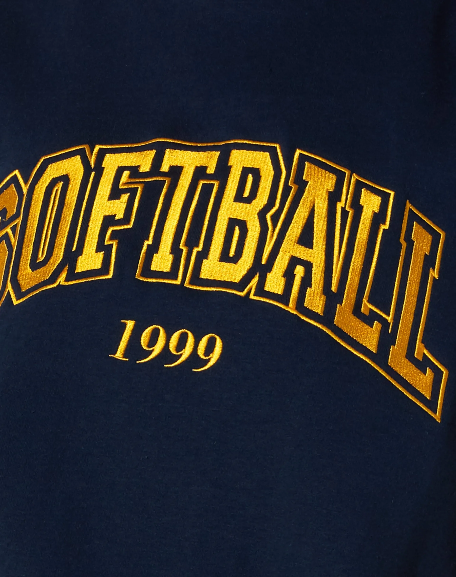 Tim Sweatshirt in Navy Citrus Stripe Football 1999