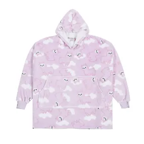 UGGOWEAR Giant Hoodie Llama Face Kids Light Pink Sizes 12-14